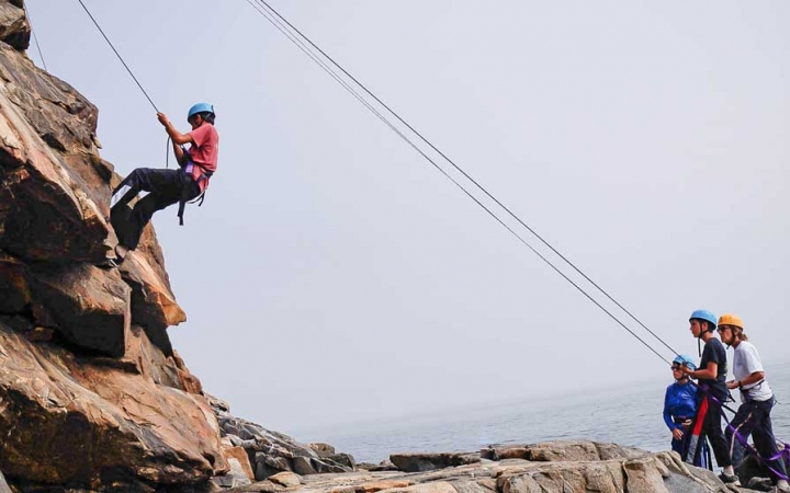 rock climbing outdoor leadership course